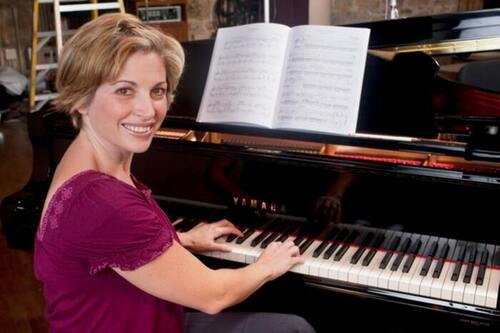 Christie Peery teaches classical piano