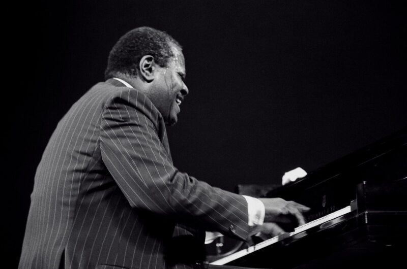 famous black piano player Oscar Peterson