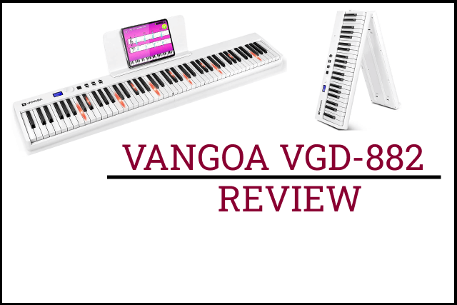 vangoa folding piano keyboard review