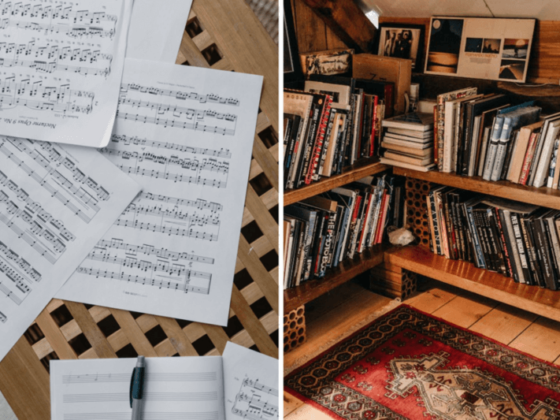 a post about music book storage ideas